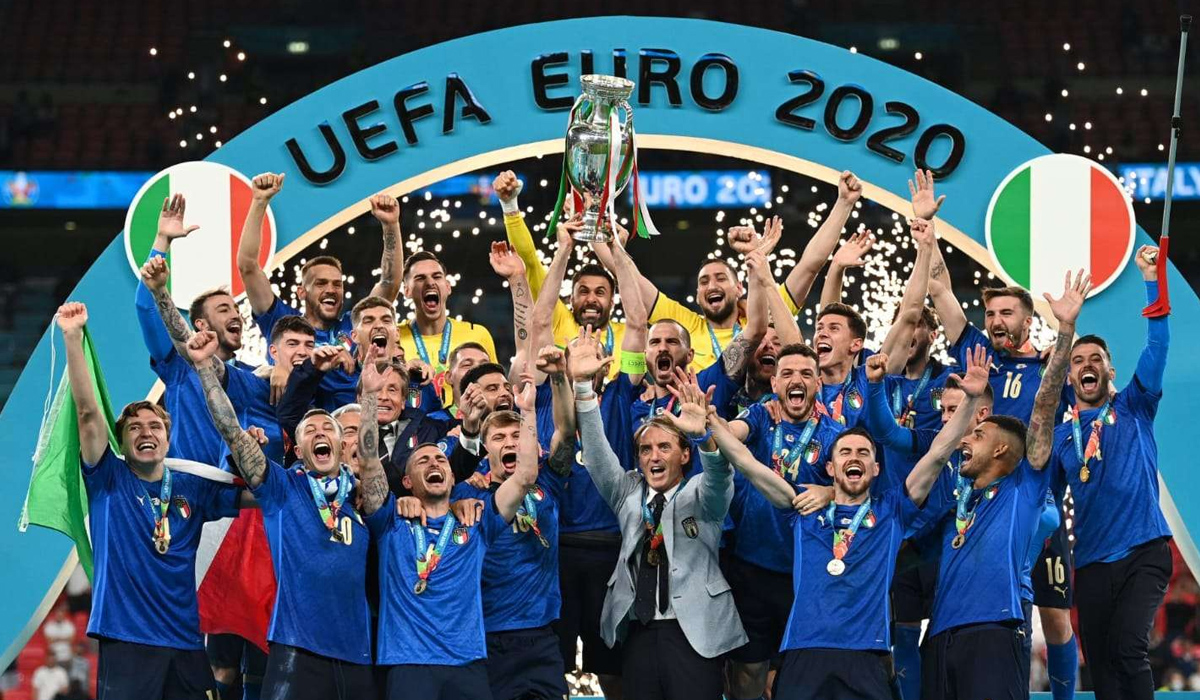 Italy crowned European champions after shootout win over England